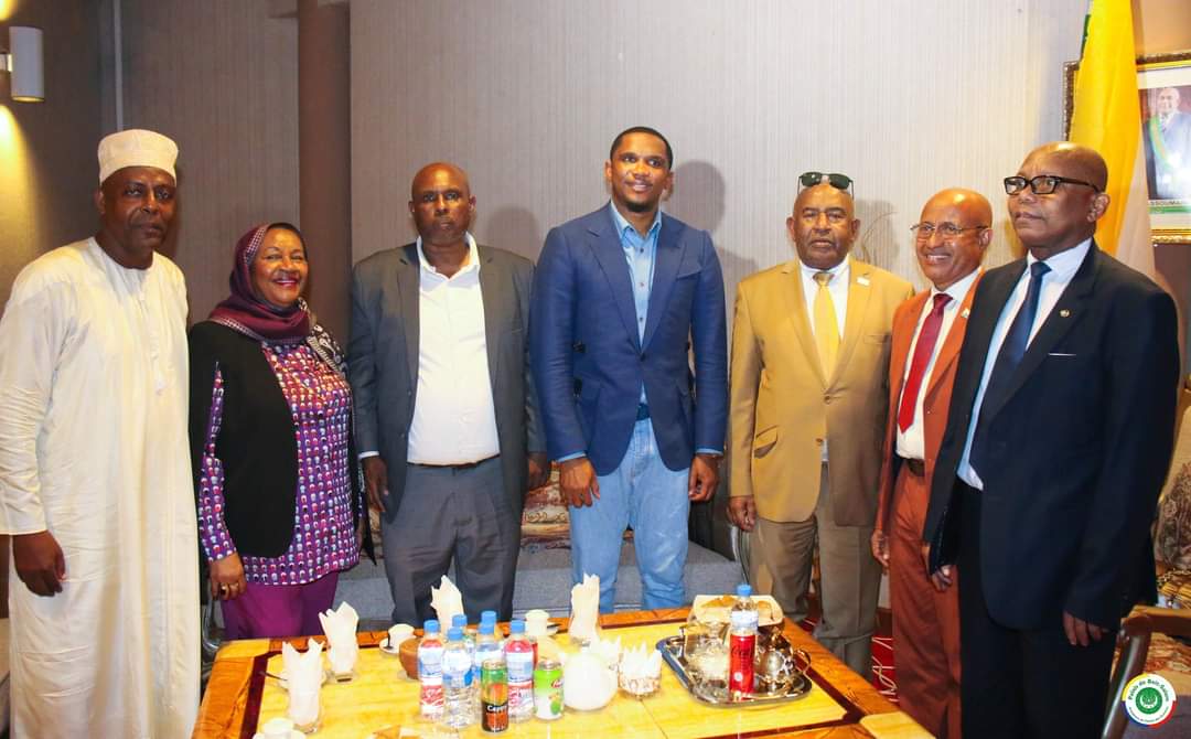 image Arrivée d’Eto’o aux Comores : Eto'o reçu par les plus hautes autorités